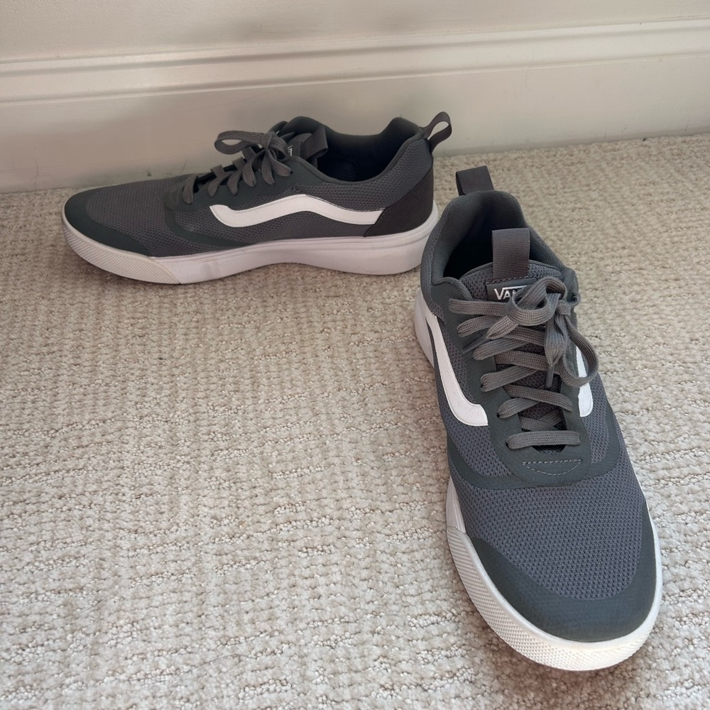Vans Men's Gray and White Sneakers - Picture 3 of 6
